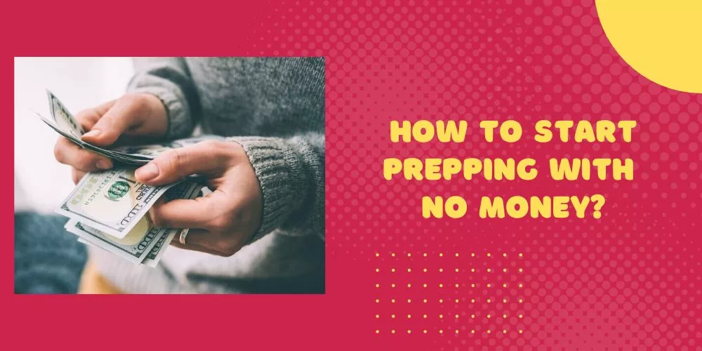 How to start prepping with no money