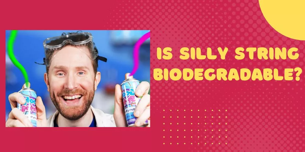 Is silly string biodegradable