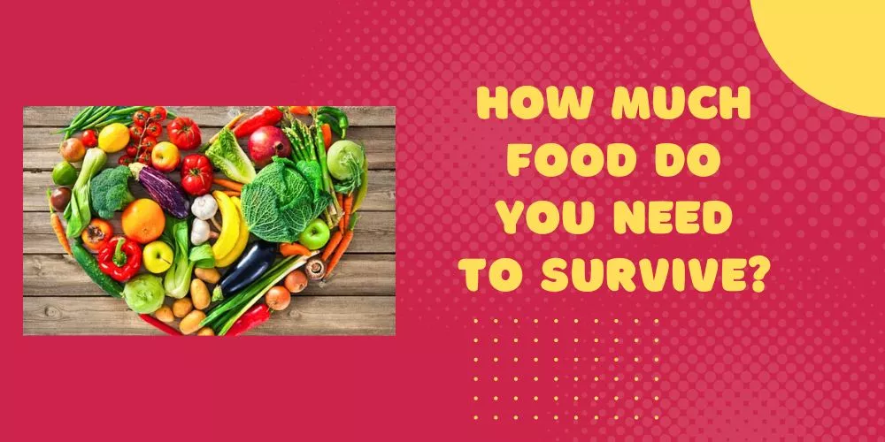 How much food do you need to survive