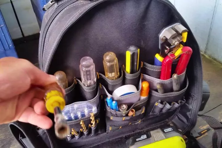 Transforming Old Backpacks into Handy Tool Kits