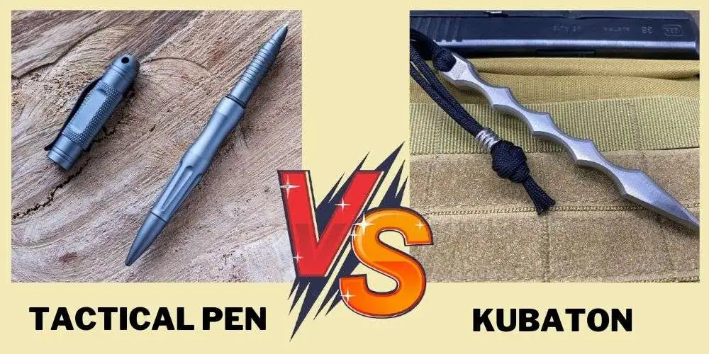 What is the difference between a tactical pen and a Kubaton