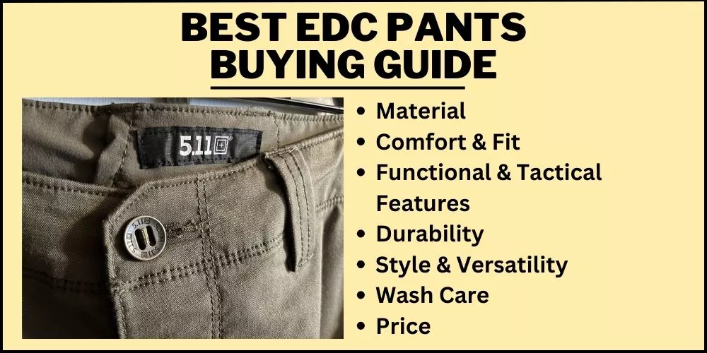 Best edc pants Buying Guide