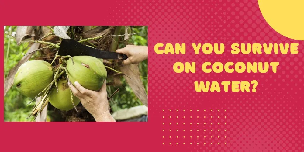 Can you survive on coconut water