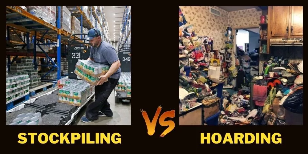 Stockpiling vs Hoarding